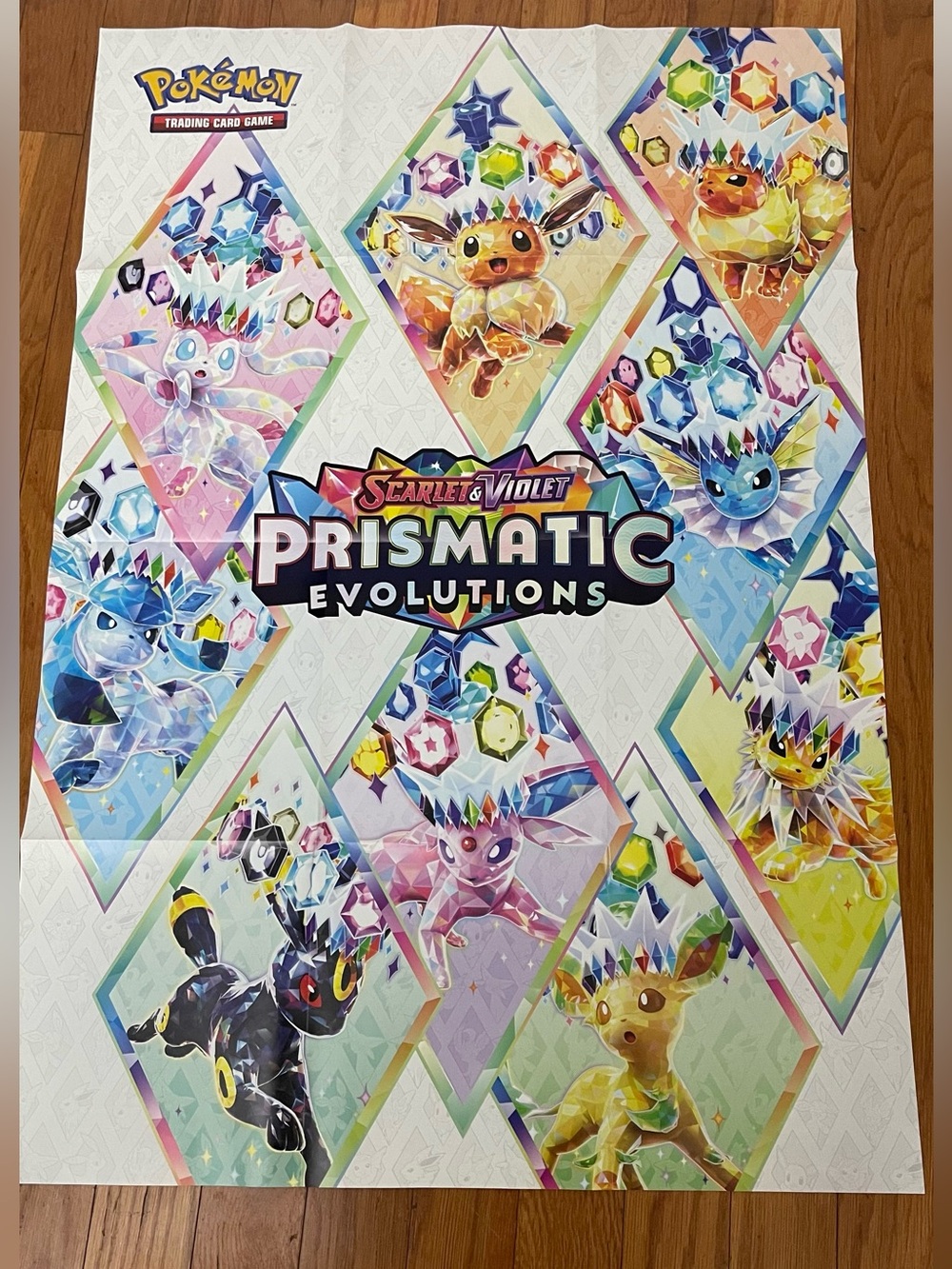Pokemon Prismatic Evolutions Poster - Multicolor